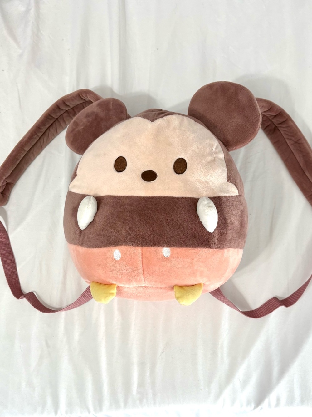 Disney Pastel Mickey Mouse Kawaii Plush Backpack